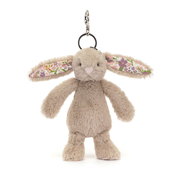 Jellycat Blossom Beige Bunny "Petal" Bag Charm