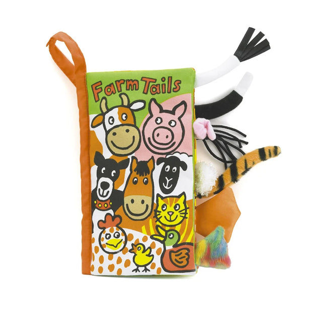 Jellycat Farm Tails Activity Fabric Book
