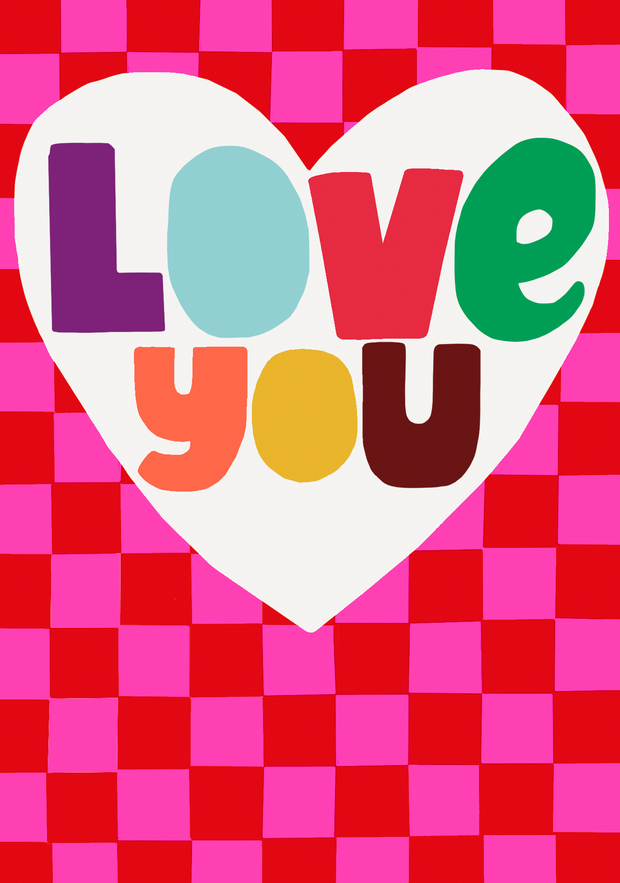 Paper Salad Valentine's Day Card