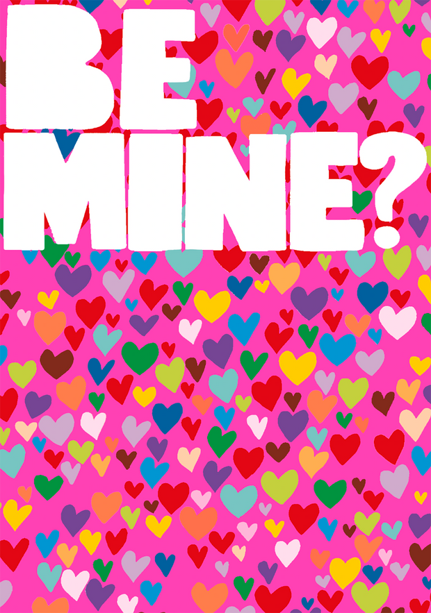 Paper Salad Valentine's Day Card
