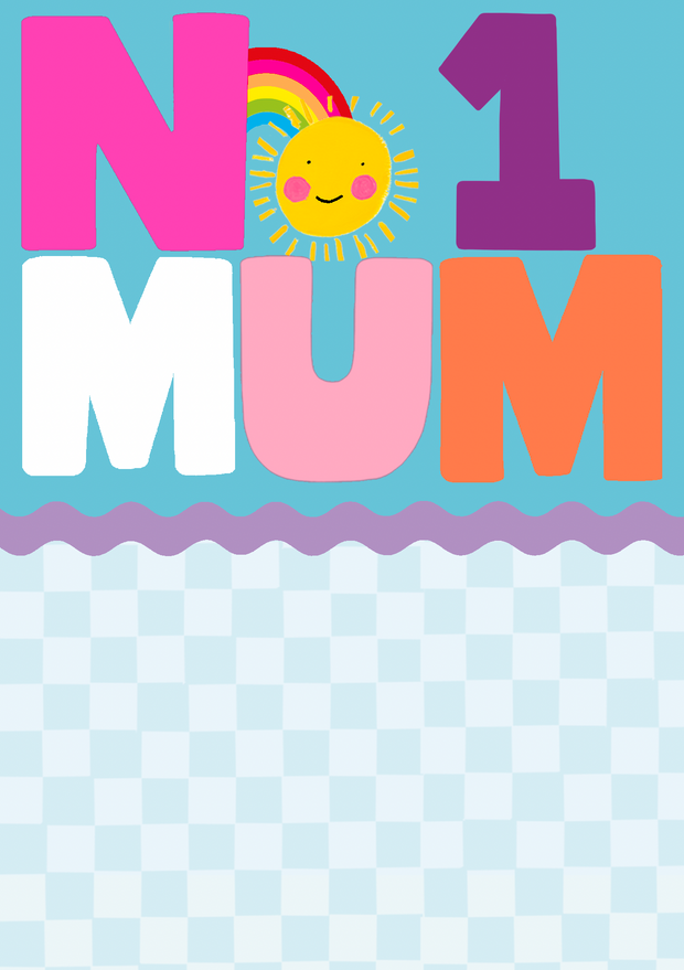 Paper Salad Mum Mother's Day Card