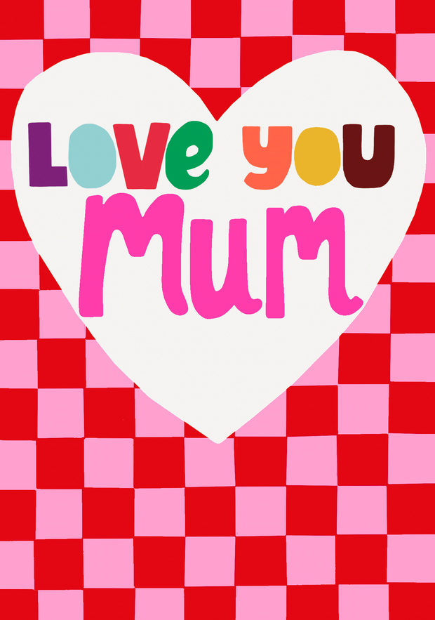 Paper Salad Mum Mother's Day Card