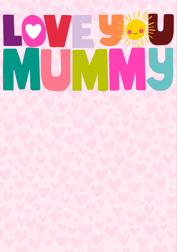 Paper Salad Mummy Mother's Day Card