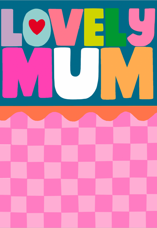 Paper Salad Mum Mother's Day Card