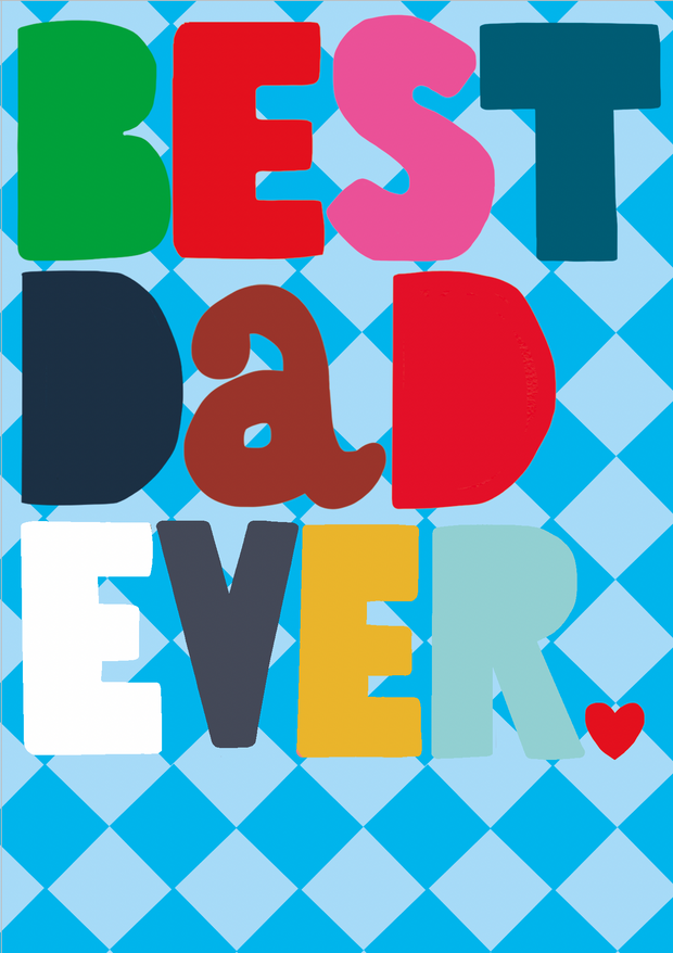 Paper Salad Dad Father's Day Card