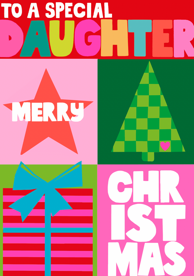 Papersalad Daughter Christmas Card**