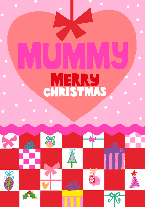 Papersalad Mummy Christmas Card**