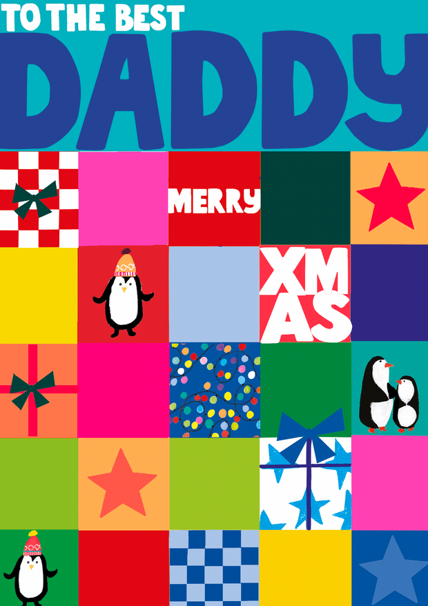Papersalad Daddy Christmas Card**