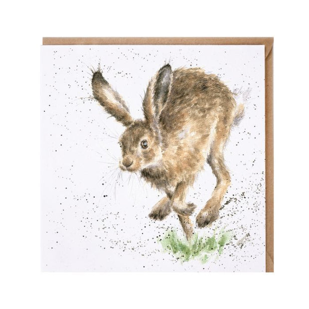 Wrendale "The Bounder" Hare Blank Card*