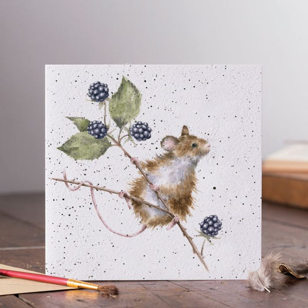 Wrendale 'Brambles' Mouse Blank Card*