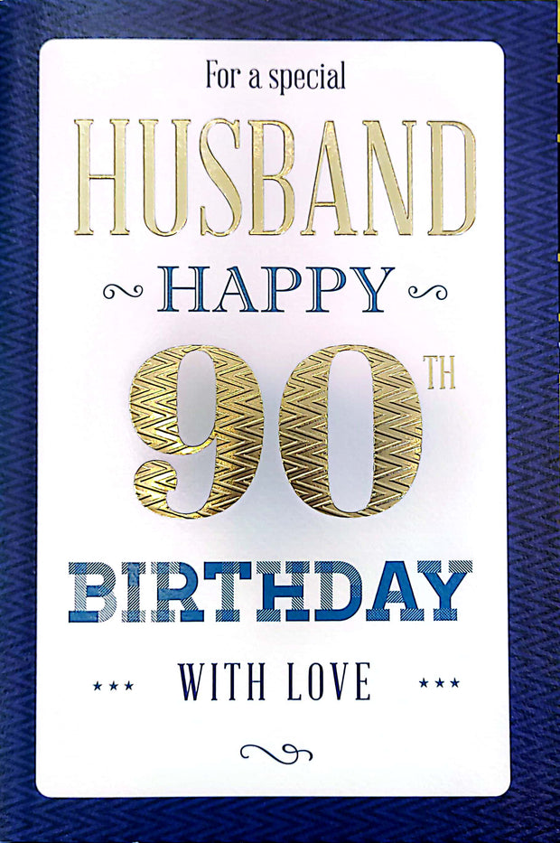 ICG Husband 90th Birthday Card*