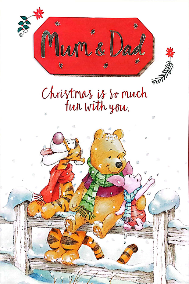 Hallmark Mum & Dad Christmas Card