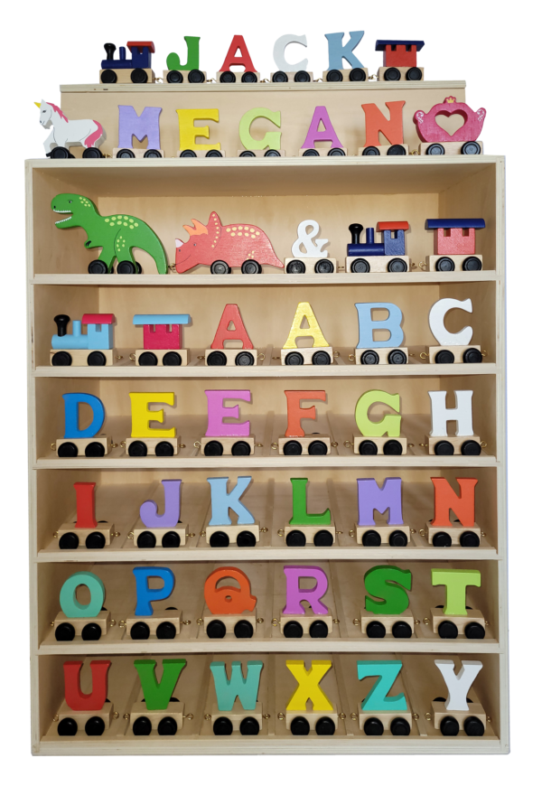 Ryan Town Coloured Wooden Alphabet Figures