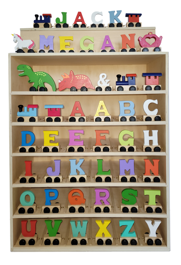 Ryan Town Coloured Wooden Alphabet Figures