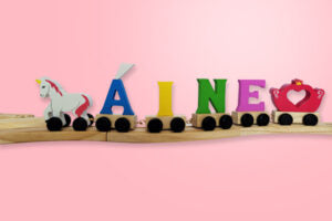 Ryan Town Coloured Wooden Alphabet Figures
