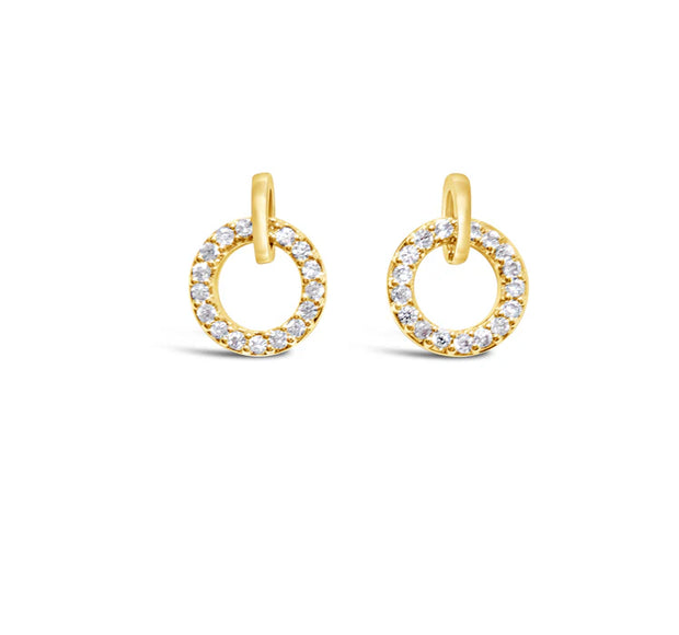 Diamante Stud Sensitive Earrings**