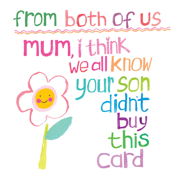 Paper Salad Mum Mother's Day Card