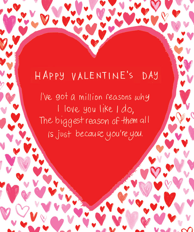 Paper Salad Valentine's Day Card