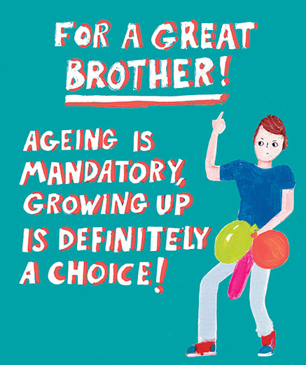 Papersalad Brother Birthday Card*