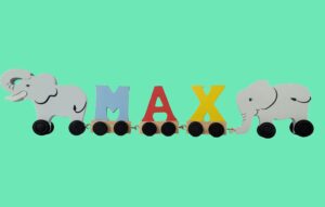Ryan Town Coloured Wooden Alphabet Figures