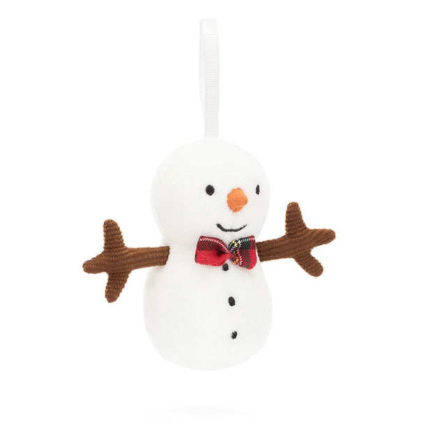 Jellycat Festive Folly Snowman Decoration