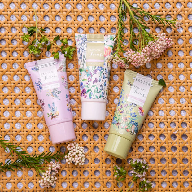 Heathcote & Ivory Flower of Focus Power Through Hand Cream Trio 3 x 30ml