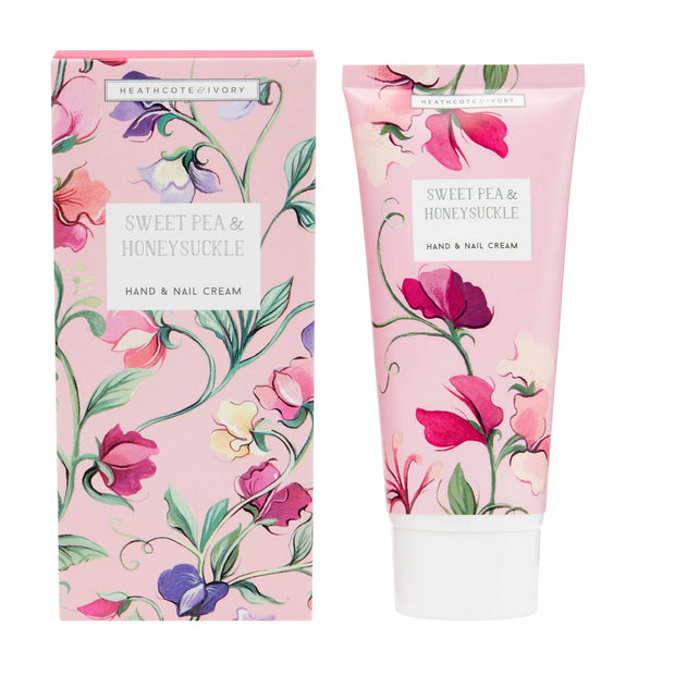 Heathcote & Ivory Sweet Pea & Honeysuckle Hand & Nail Cream*