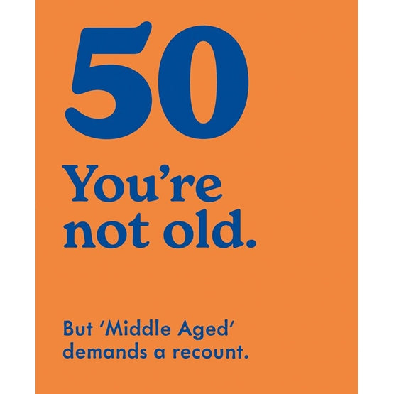 Mint 50th Birthday Humour Card