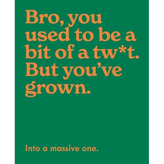 Mint Brother Birthday Humour Card*