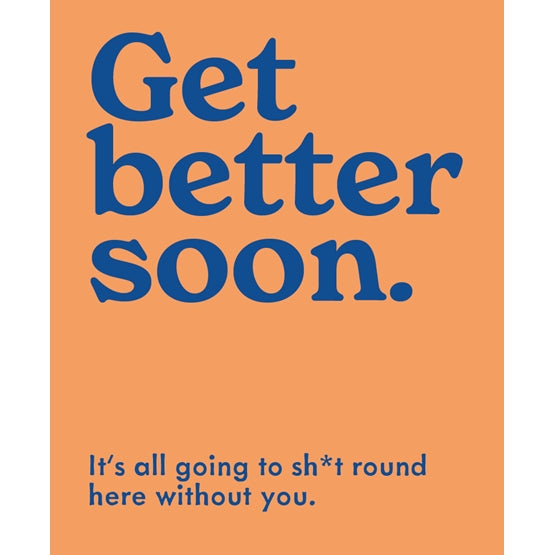 Mint Get Well Soon Card *
