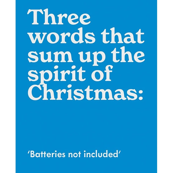 Mint Humour Christmas Card**