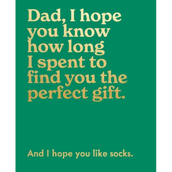 Mint Dad Christmas Card**