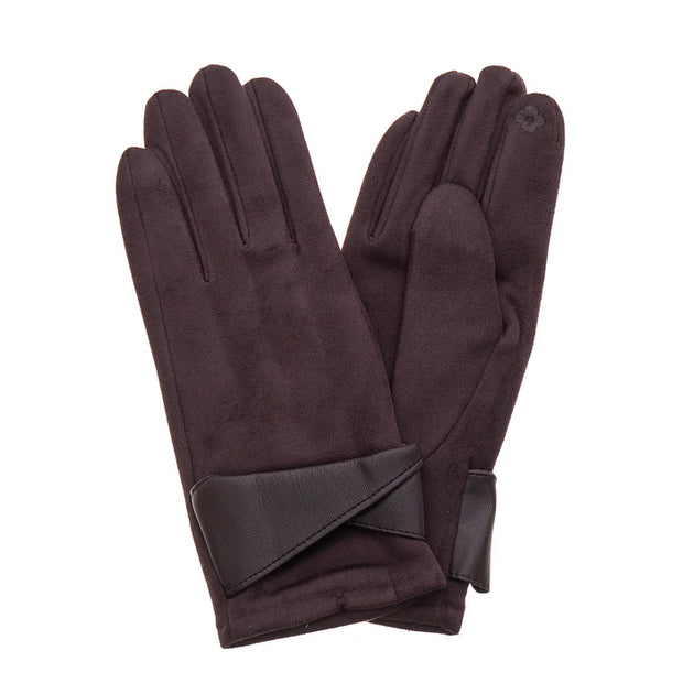 Chocolate Brown Ladies Gloves**