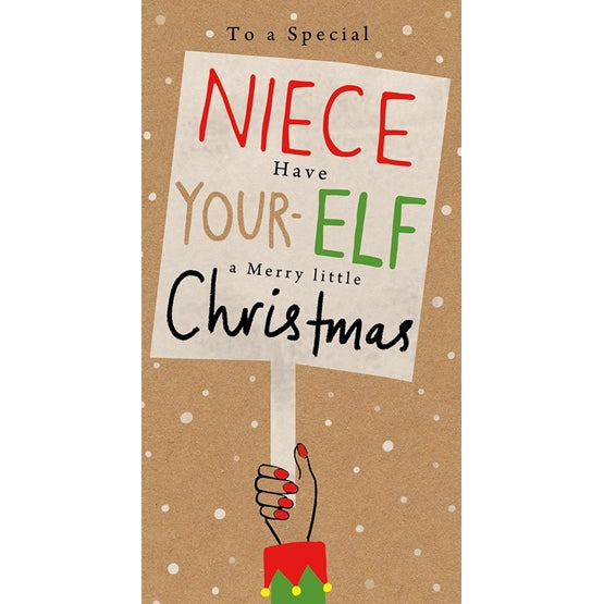 Mint Niece Money Wallet Christmas Card