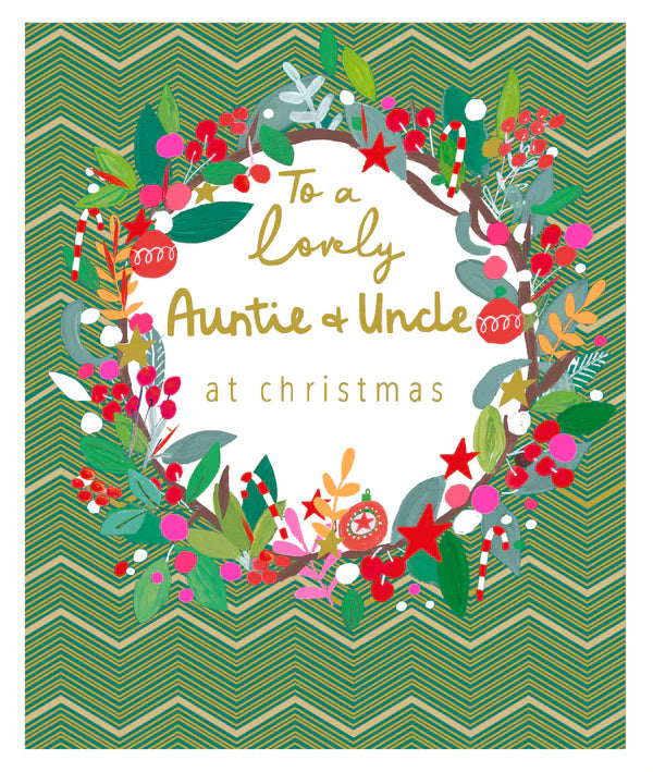 Papersalad Auntie & Uncle Christmas Card