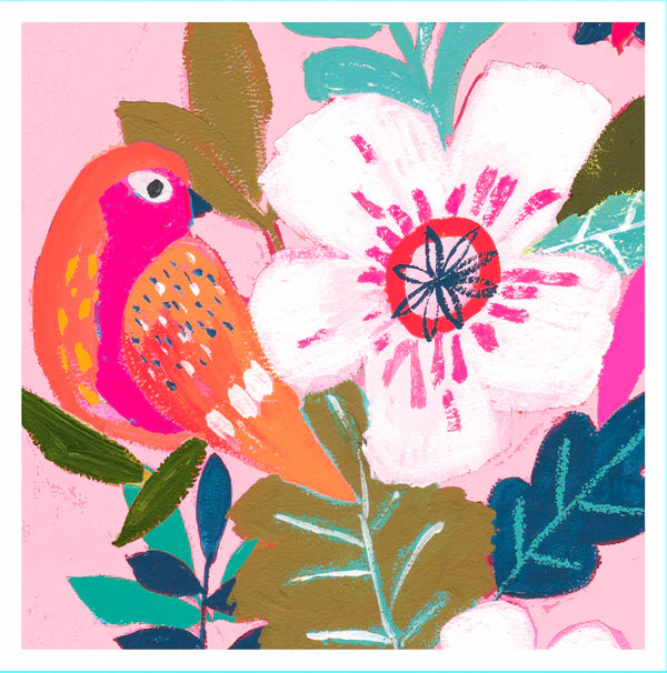 Papersalad Bright Bird Blank Card*