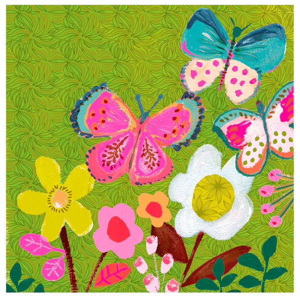 Papersalad Bright Butterfly Blank Card*