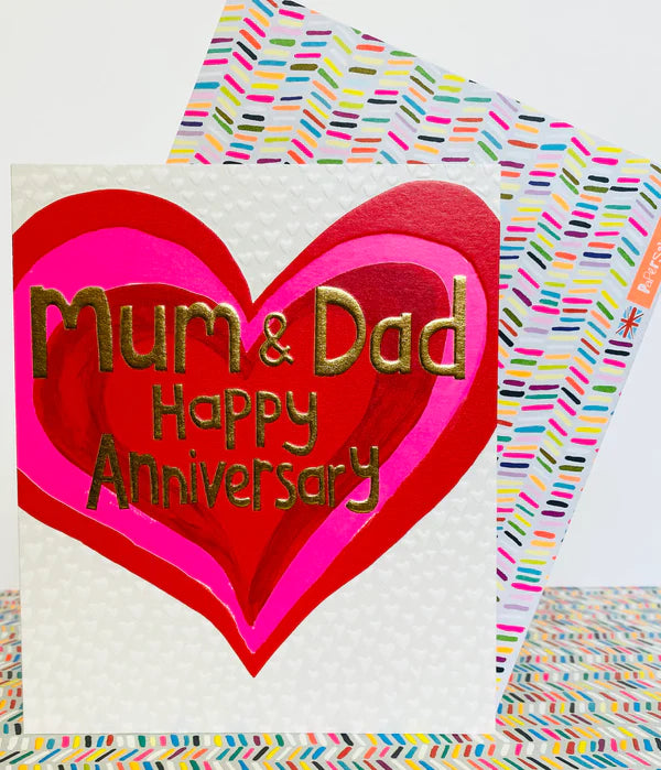 Papersalad Mum & Dad Anniversary Card*