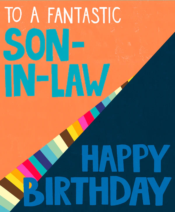 Papersalad Son In Law Birthday Card*