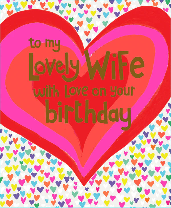 Papersalad Wife Birthday Card*