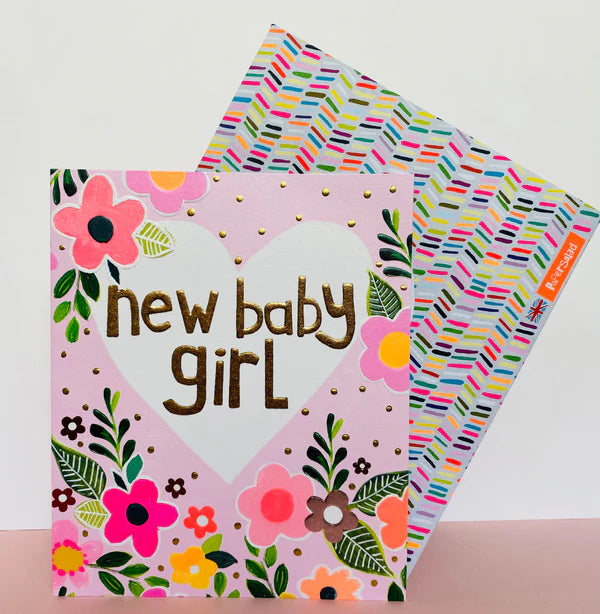 Papersalad Baby Girl Card