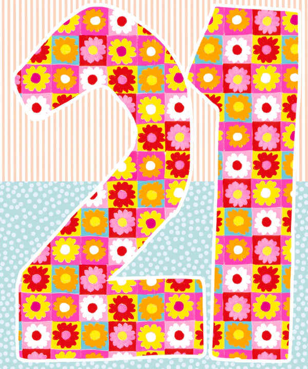 Papersalad 21st Birthday Card*