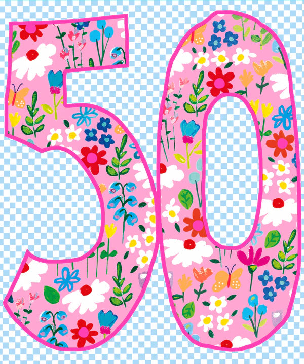 Papersalad 50th Birthday Card*