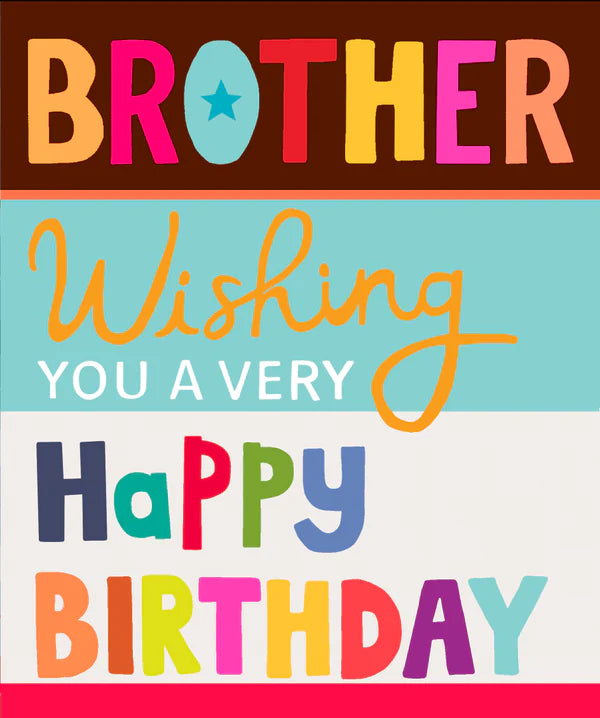 Paper Salad Brother Birthday Card*