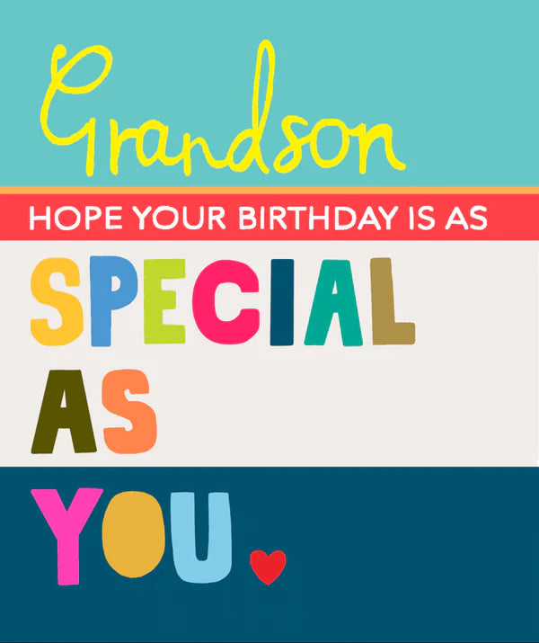 Papersalad Grandson Birthday Card*