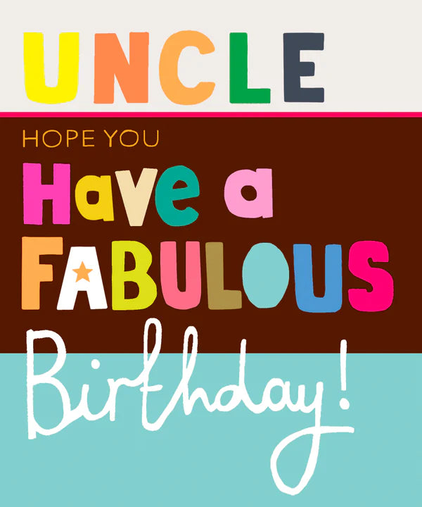 Papersalad Uncle Birthday Card*