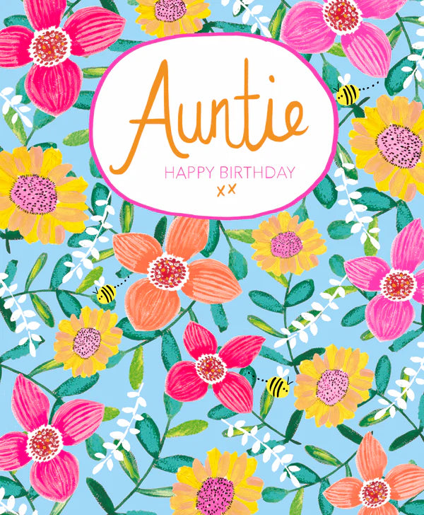 Paper Salad Auntie Birthday Card