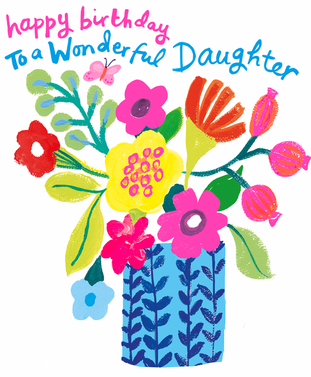 Paper Salad Daughter Birthday Card*