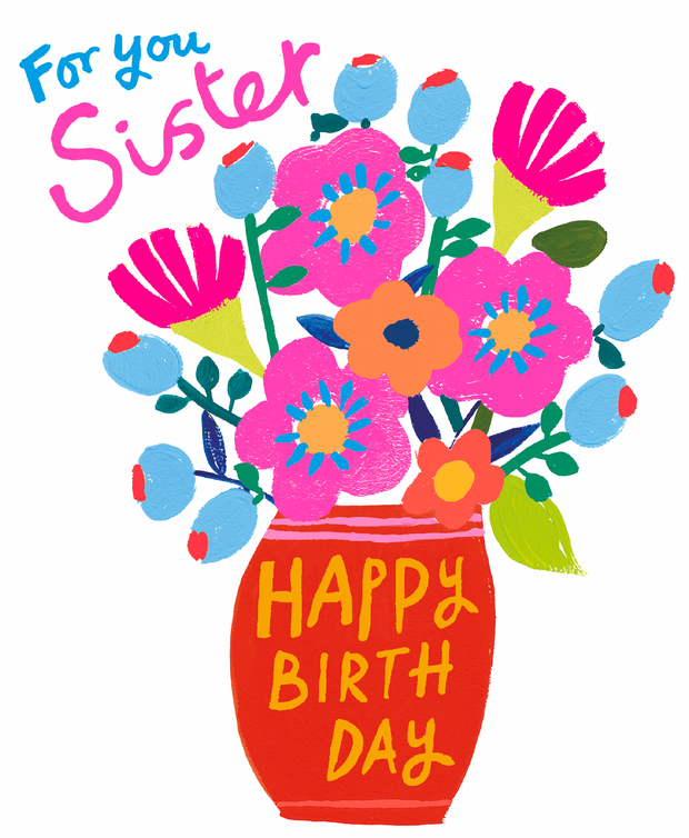Paper Salad Sister Birthday Card*