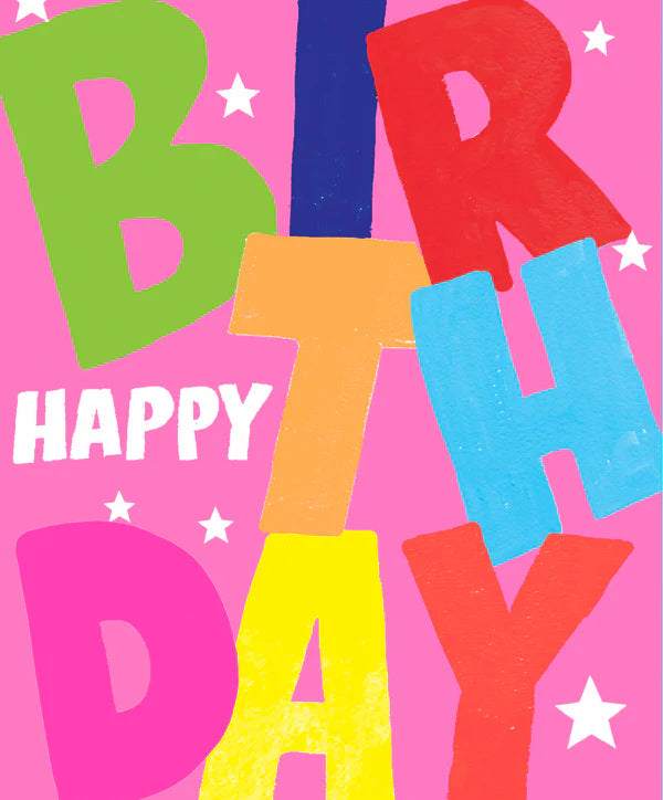 Paper Salad Happy Birthday Card